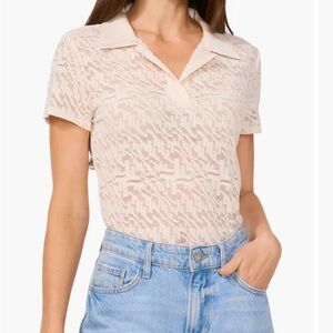 Vince Camuto Cream Lace Blouse NWOT